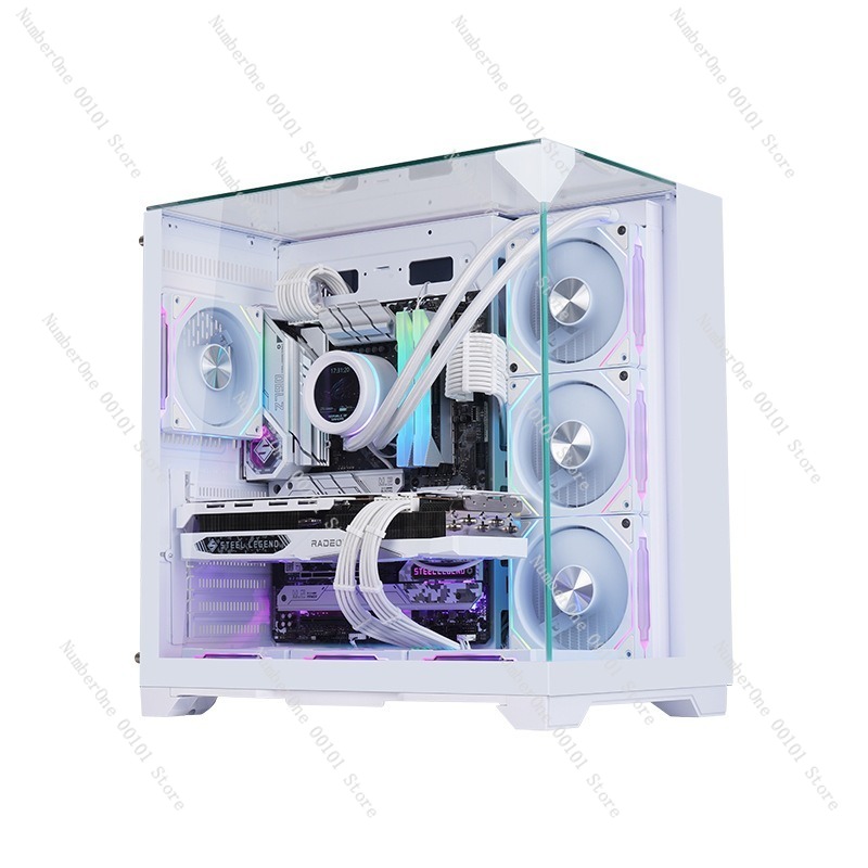 Pc Gaming Case - ATX Gaming PC-kast Panoramisch Gehard Glas