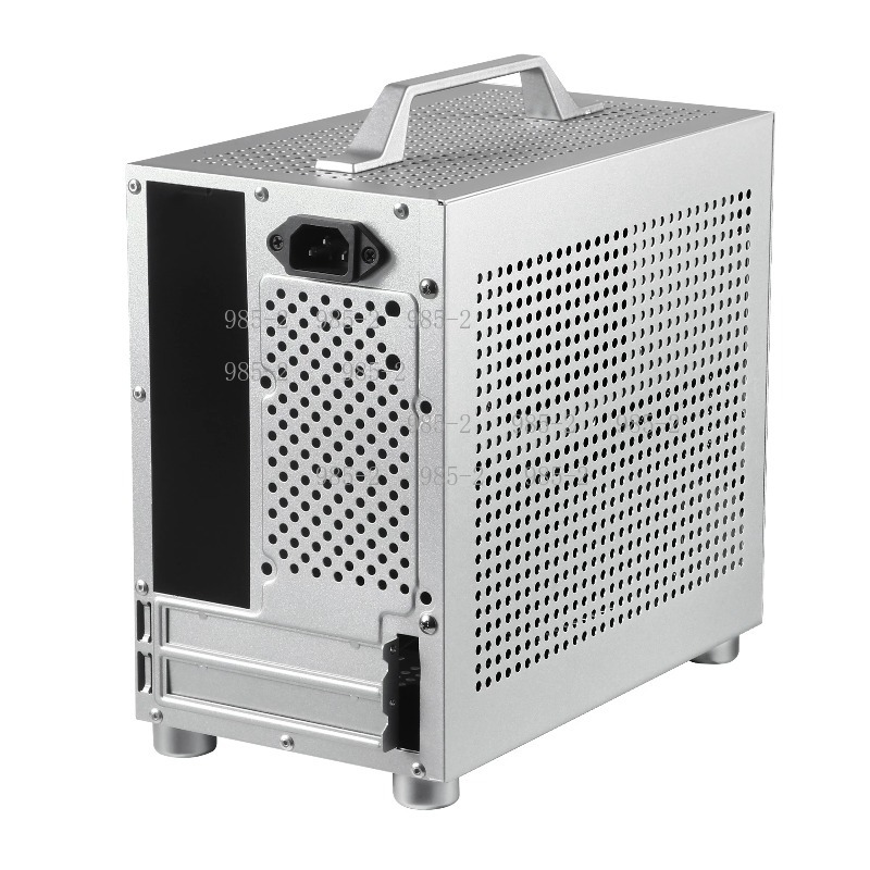 Pc Gaming Case - Mini ITX Tower-behuizing met draaggreep, ondersteunt