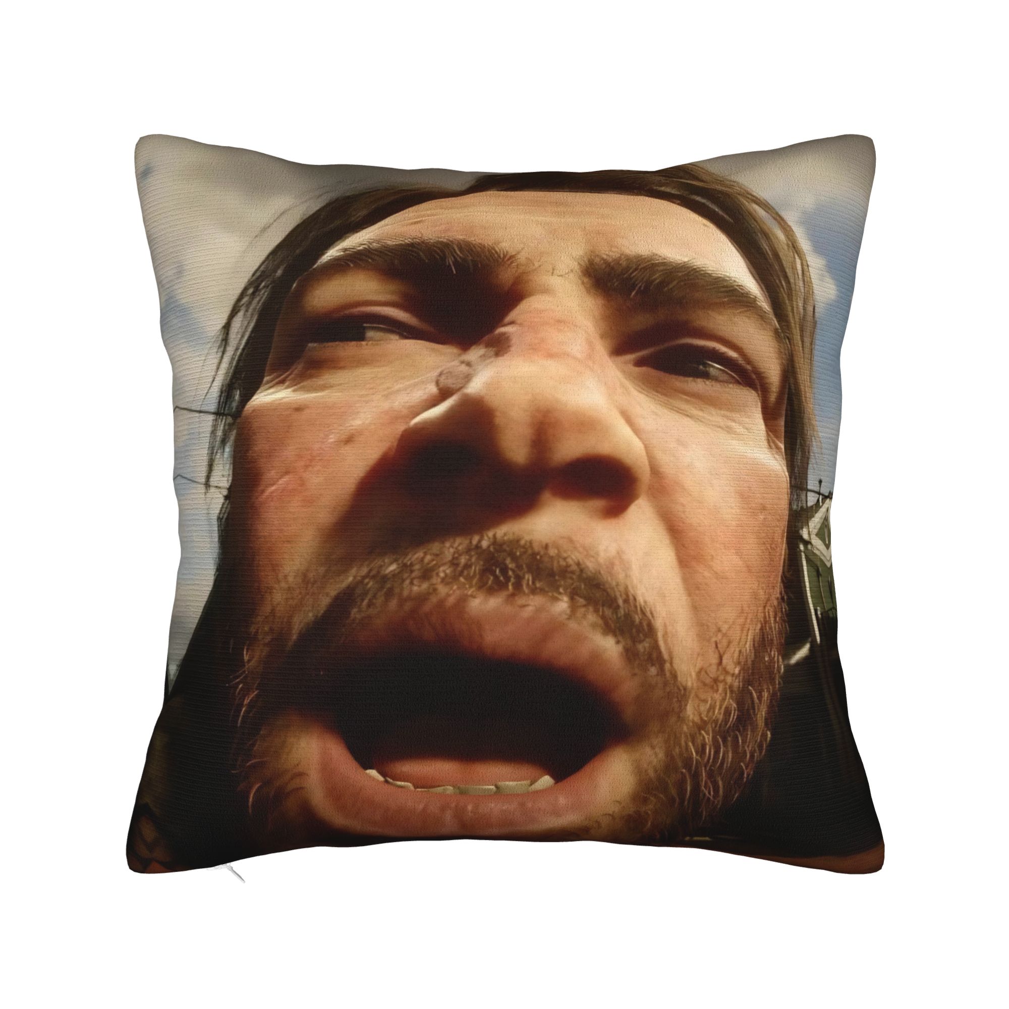 Pc Gaming Prebuilt - Arthur Morgan Meme Kussensloop Polyester Kussenhoes