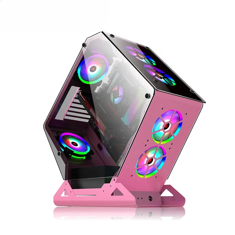 Pc Gaming Prebuilt - 'Onregelmatig ontwerp Gaming PC-behuizing Aangepaste desktopcomputer