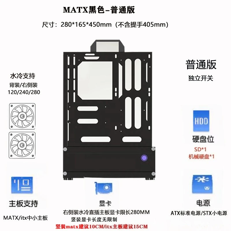 Open Chassis 240/360 Water- en - Pc Gaming Case recensie en prijs