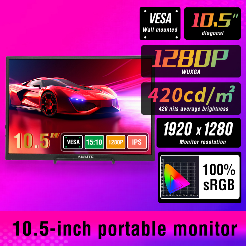 Anmite 10,5-inch draagbare mon - Pc Gaming Gigabyte recensie en prijs