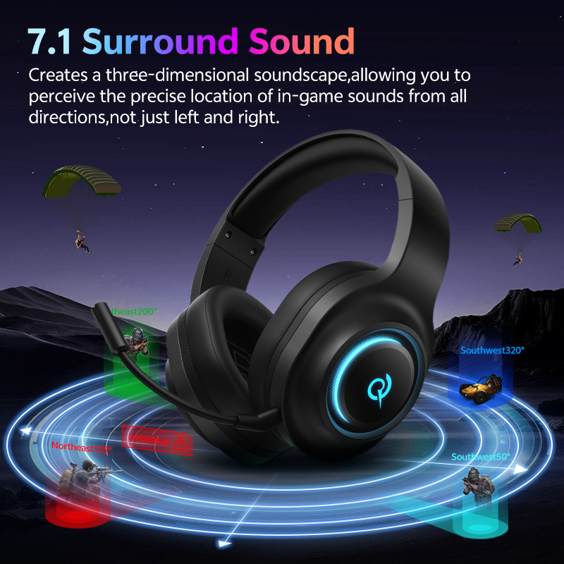 QCY Heroad V200 Gaming Headset - Pc Gaming Gigabyte recensie en prijs