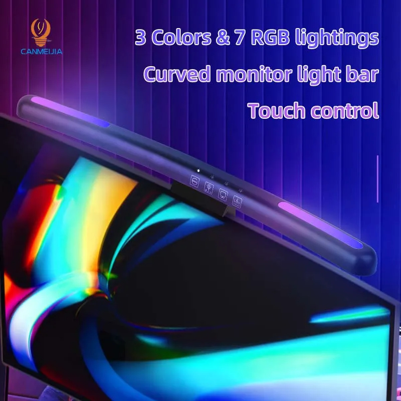 Gebogen Led Monitor Lichtbalk  - Pc Gaming Aesthetic recensie en prijs