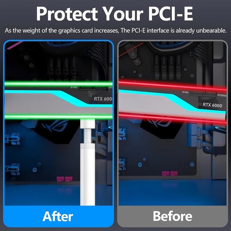 Aluminium GPU Anti Sag-beugel, - Pc Gaming Case recensie en prijs