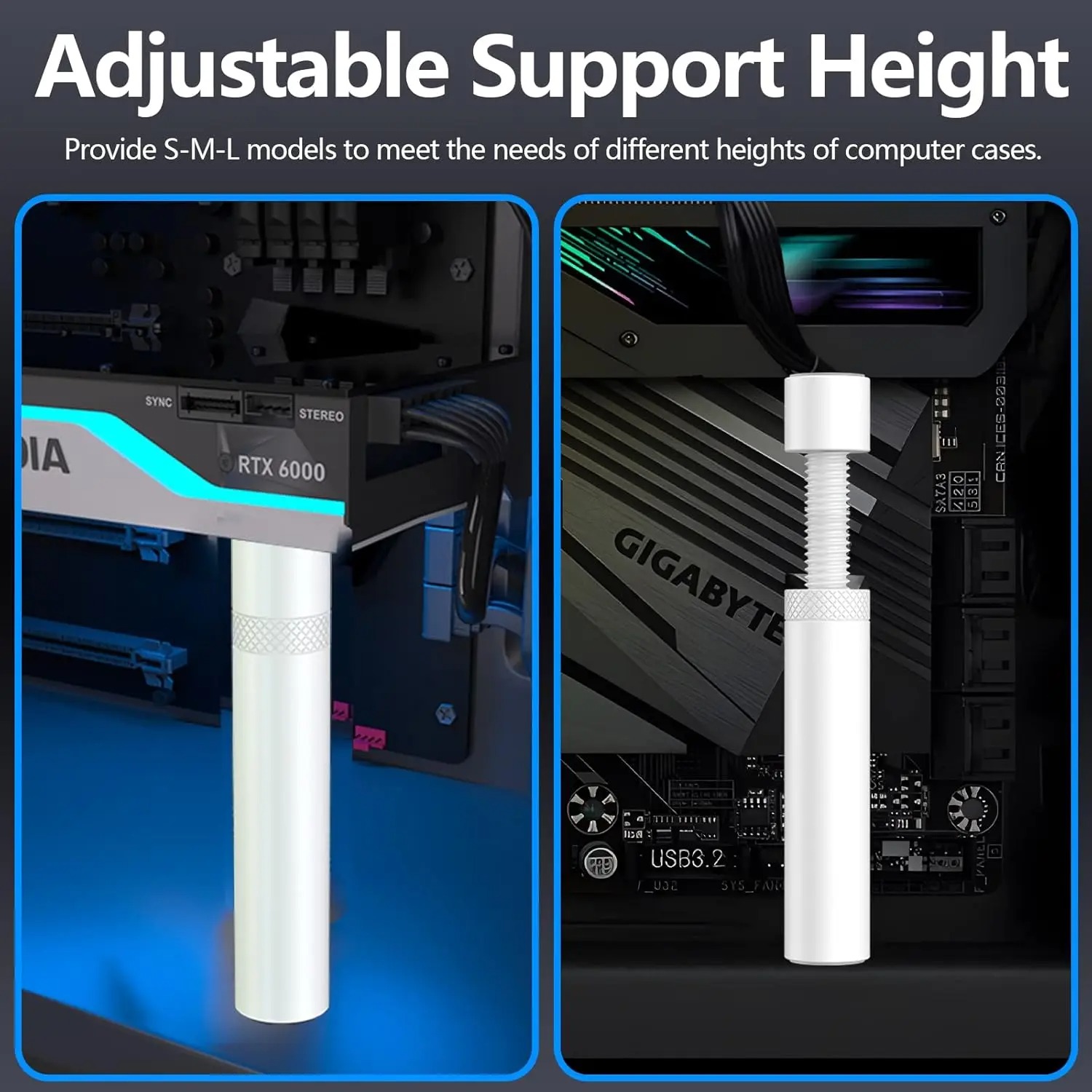Aluminium GPU Anti Sag-beugel, - Pc Gaming Case recensie en prijs